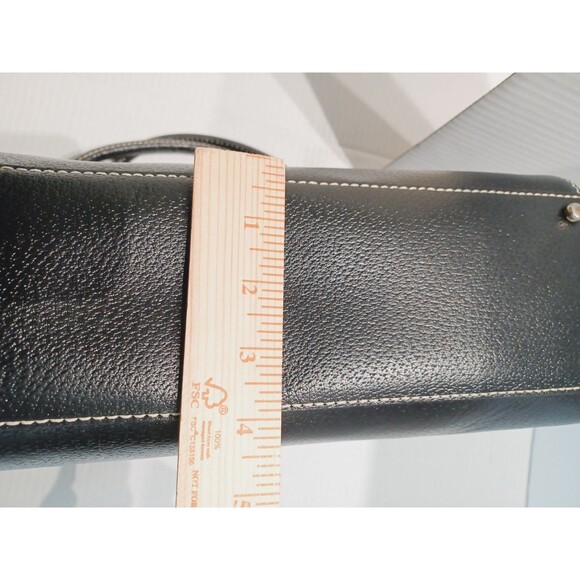 Kate Spade Black Leather Wellesley Martine Shoulder Bag Large Corpcore Business - Picture 13 of 14